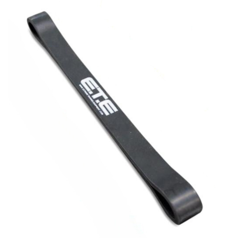 12" Mini Resistance Band in black