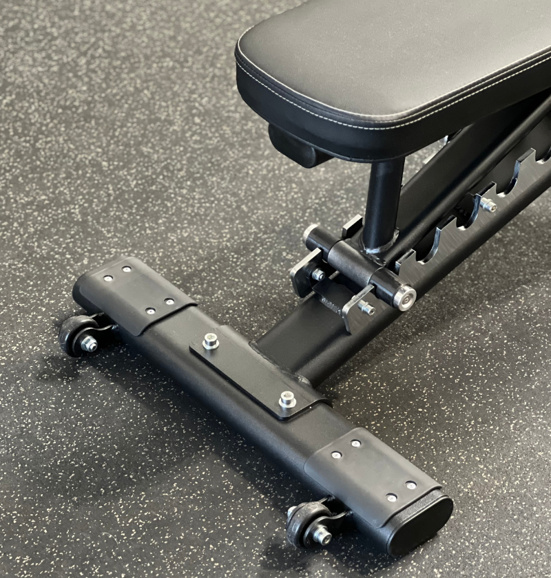 Adjustable Flat Incline Bench PL7328 displayed on a white background, showcasing its versatile design for workouts.