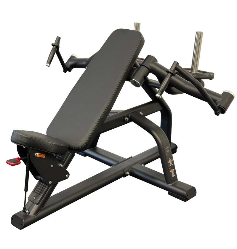 incline chest fly machine on a white background.