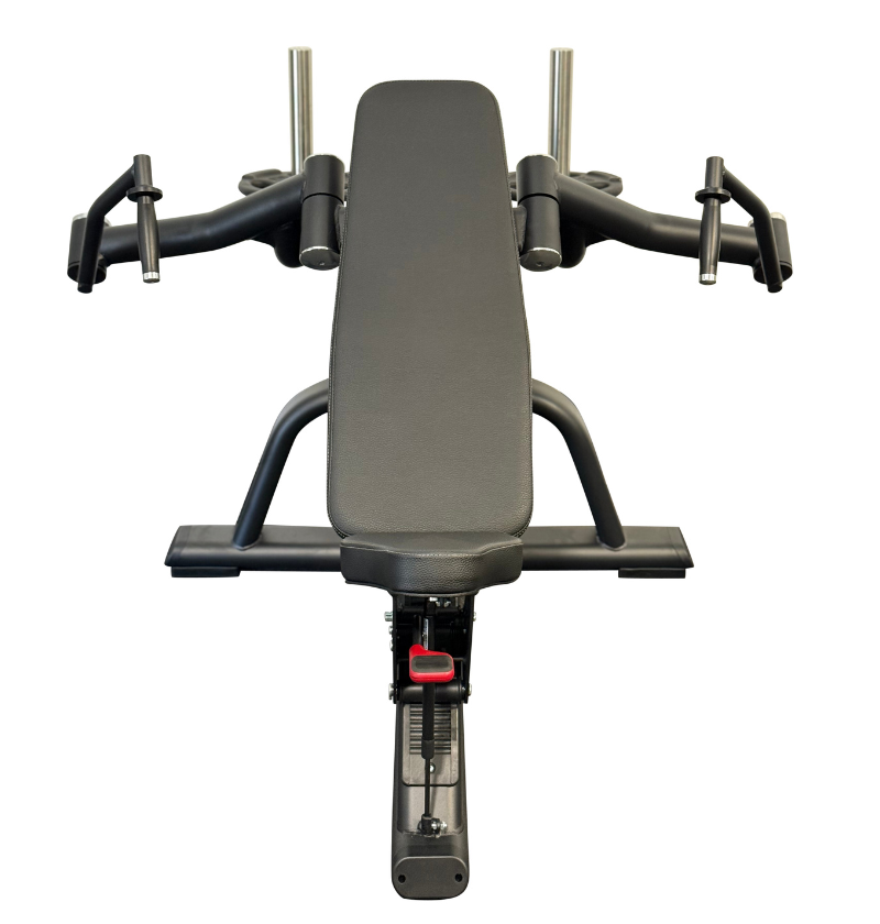 incline chest fly machine on a white background.