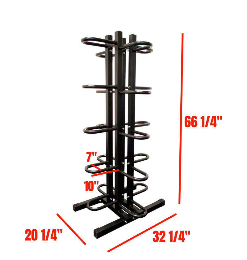 Vertical Medicine Ball Racks