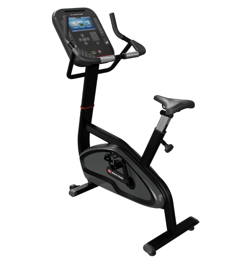 Star Trac 4 Series Upright Bike With 10