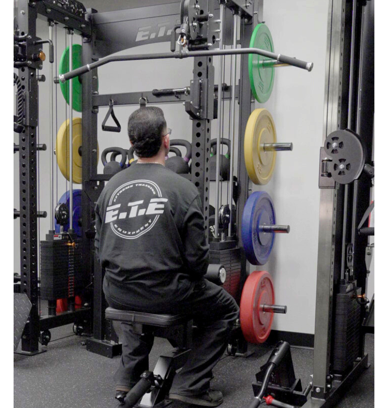 All-in-1 Half Rack with Functional Trainer