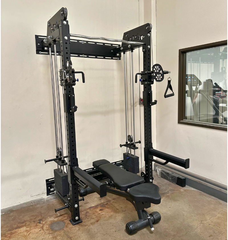 Wall Mounted Functional Trainer Squat Rack – Extreme Training
