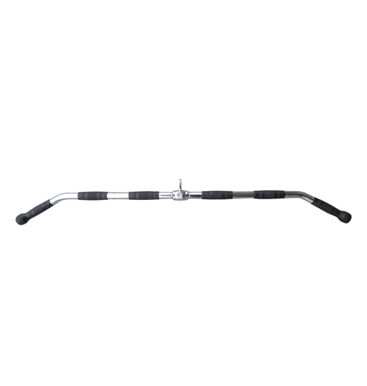 Two-handled 36" solid straight lat bar attachment for gym workouts