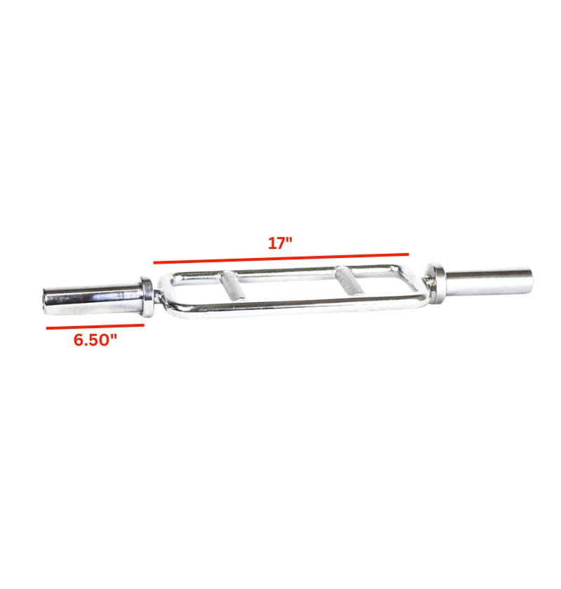 Tricep Bar with labeled measurements