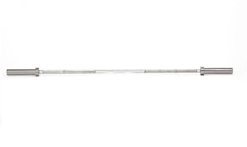 Aluminum Training Bar Pro 15lb with a metal handle on a white background.