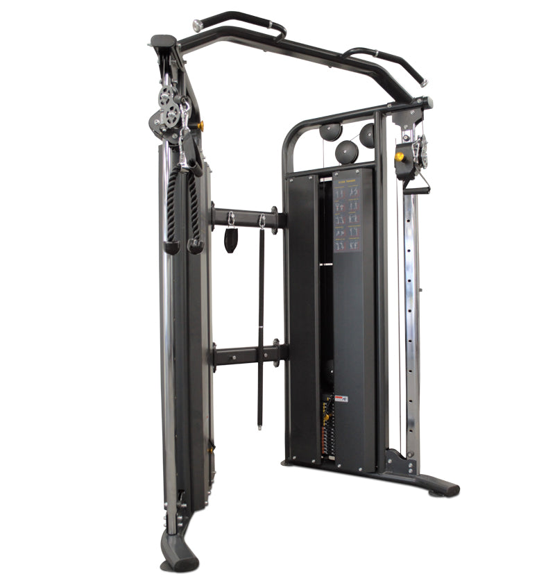 Body Solid Pro-Slim Fitness Center with PL7320 Functional Trainer, offering dual cable functionality for diverse exercise routines.
