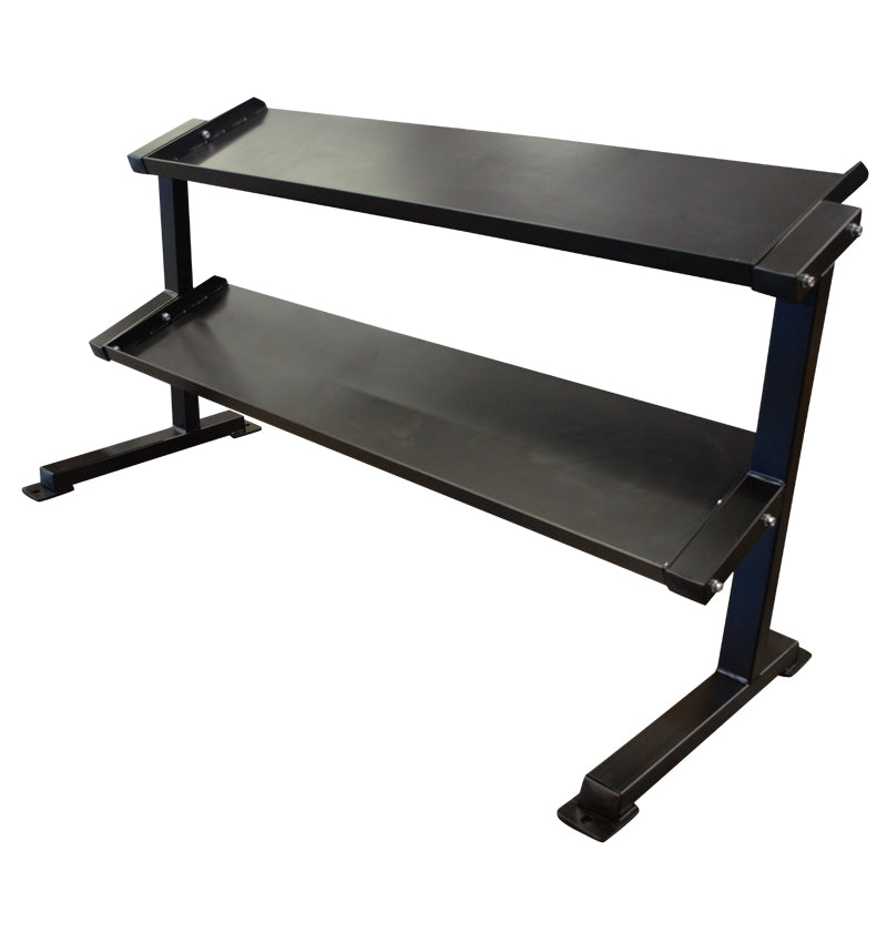 2 Tier 65 Dumbbell Tray Rack