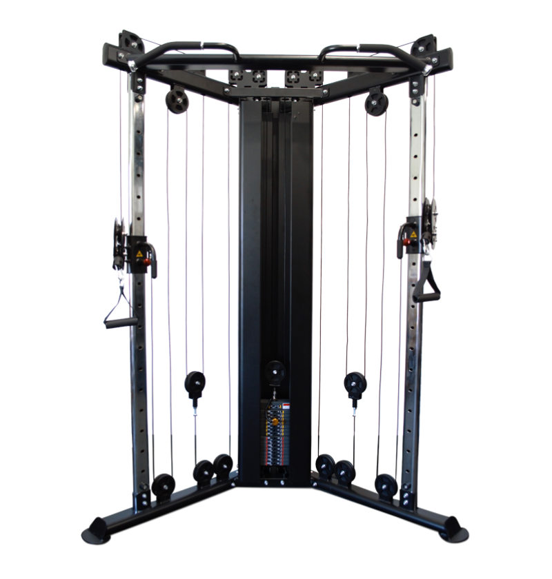 Body Solid Pro-Slim Multi-Station, a compact single stack functional trainer ideal for diverse strength training workouts.