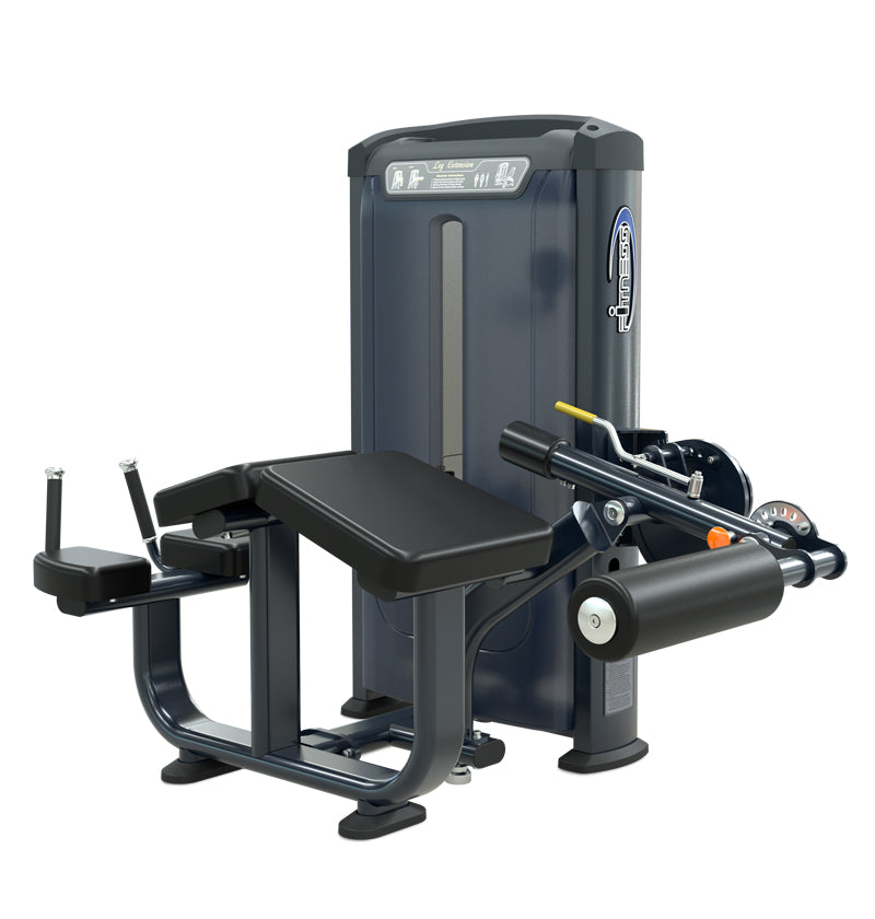 The Horizontal Leg Curl machine displays the leg press alongside the leg extension for strength training.