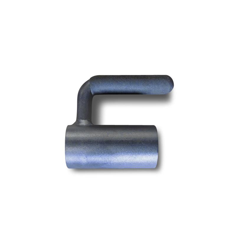A single metal landmine handle designed for one armed rows, shrugs, and other core exercises.