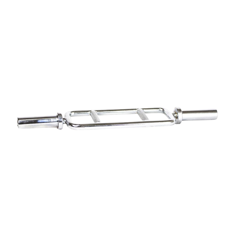 Olympic tricep bar with a handle, displayed on a white background.