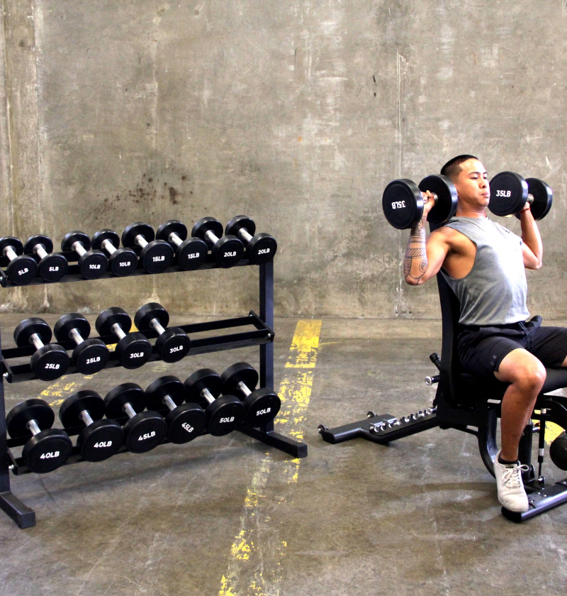 urethane dumbbell set extreme training equipment