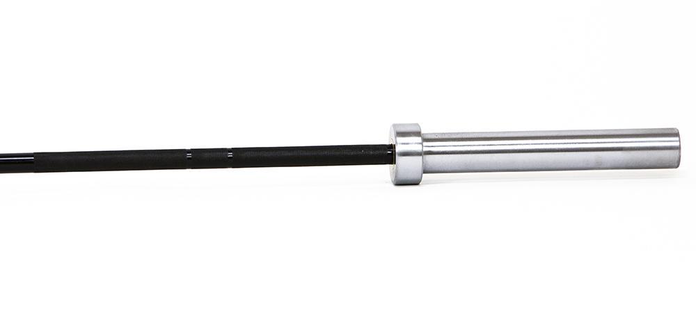 Women's Olympic Bar Pro 190kpsi, 25mm, featuring a metal rod and black handle, displayed on a white background.