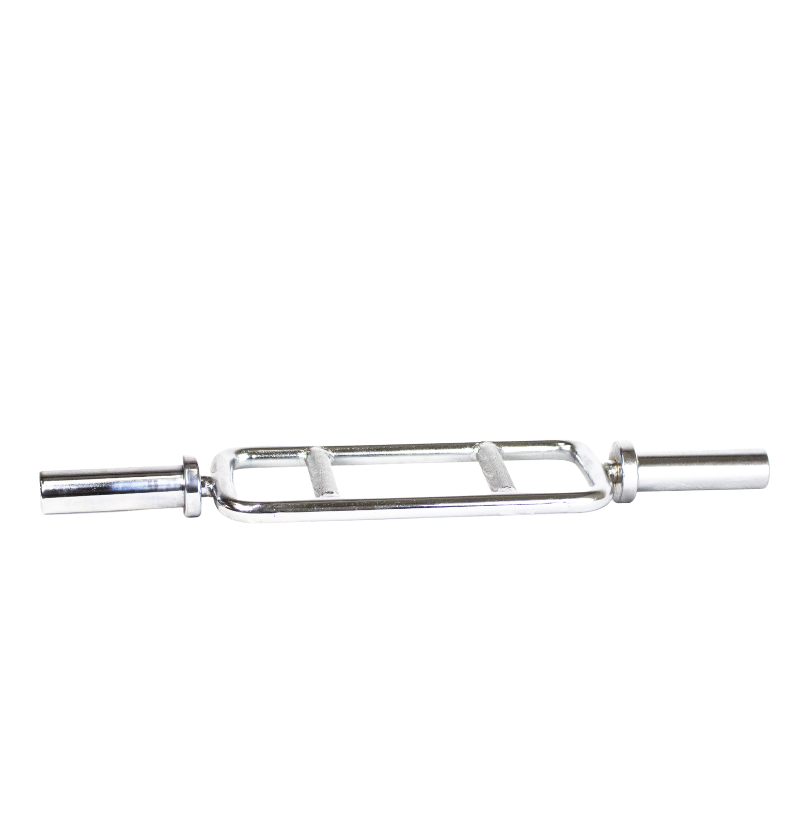 Olympic tricep bar with a handle, displayed on a white background, designed for strength training exercises.