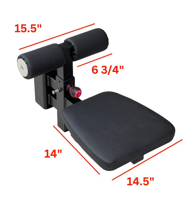 Lat Pulldown Seat Attachment (for 2 3/8" X 2 3/8" racks)