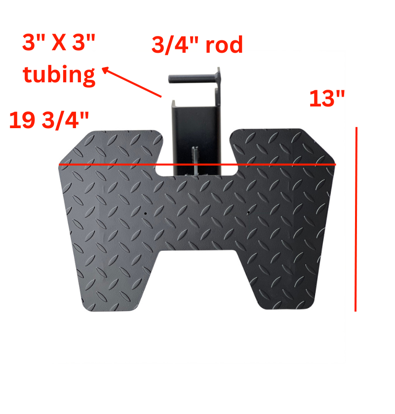 Low Row Foot Plate Attachment (for 3