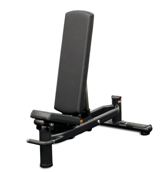 Body Solid adjustable flat incline bench displayed on a white background, showcasing its versatile design for workouts.