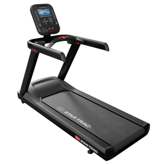 Star Trac treadmill on a white background