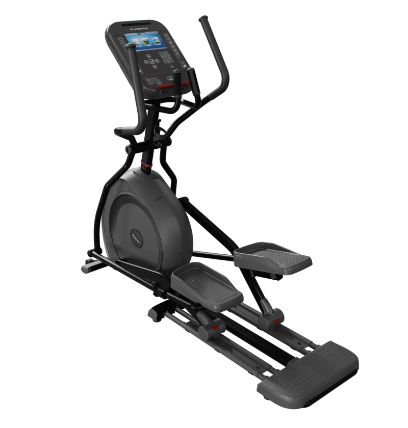 Star trac 4 series Elliptical trainer with digital display on a white background