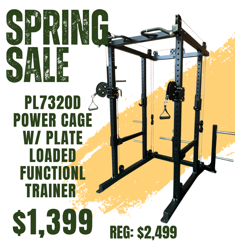 Power Cage with Plate Loaded Functional Trainer