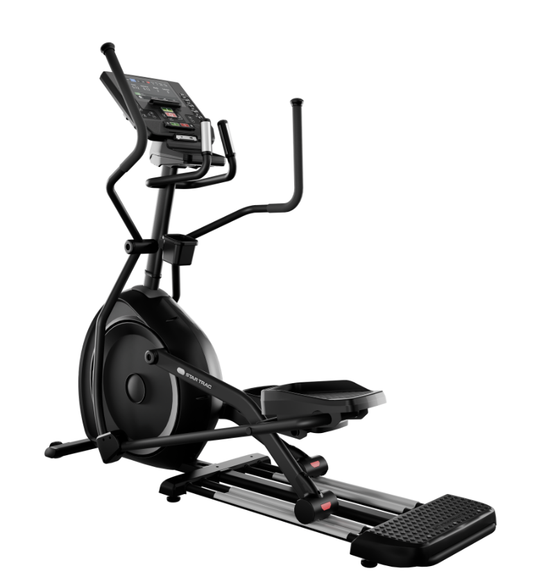 Black star trac 6 series elliptical trainer on a white background