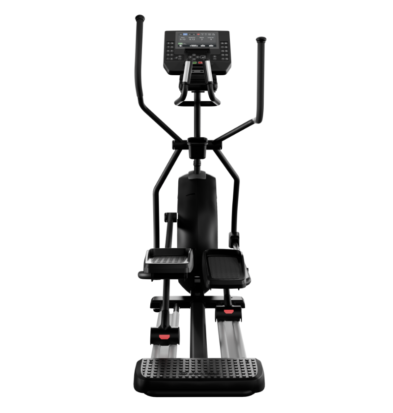 Black star trac 6 series elliptical machine on a white background