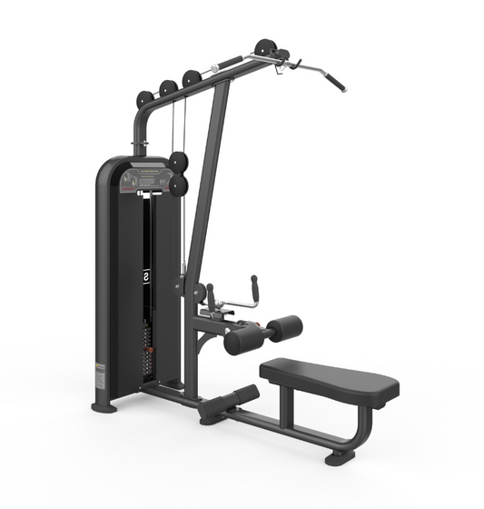 lat pulldown low row machine