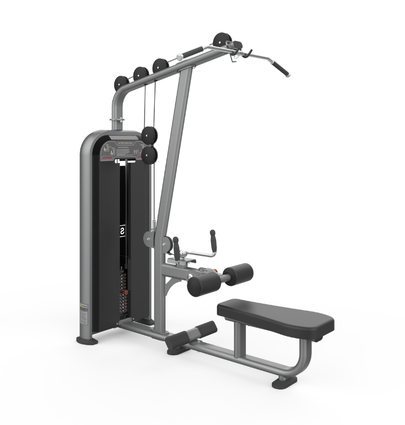 lat pulldown low row machine