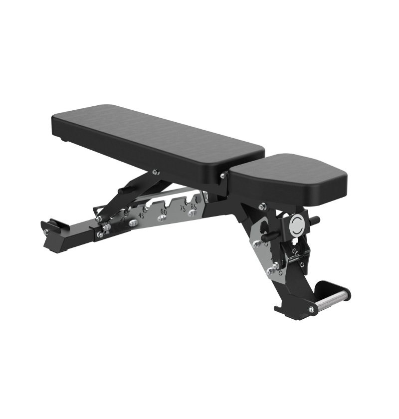 Adjustable Bench on white background gym equipment  