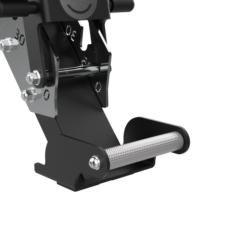 Knurled metal non-slip secure handle adjustable bench gym equipment 