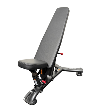 DR016 Adjustable Bench black workout bench displayed on white background
