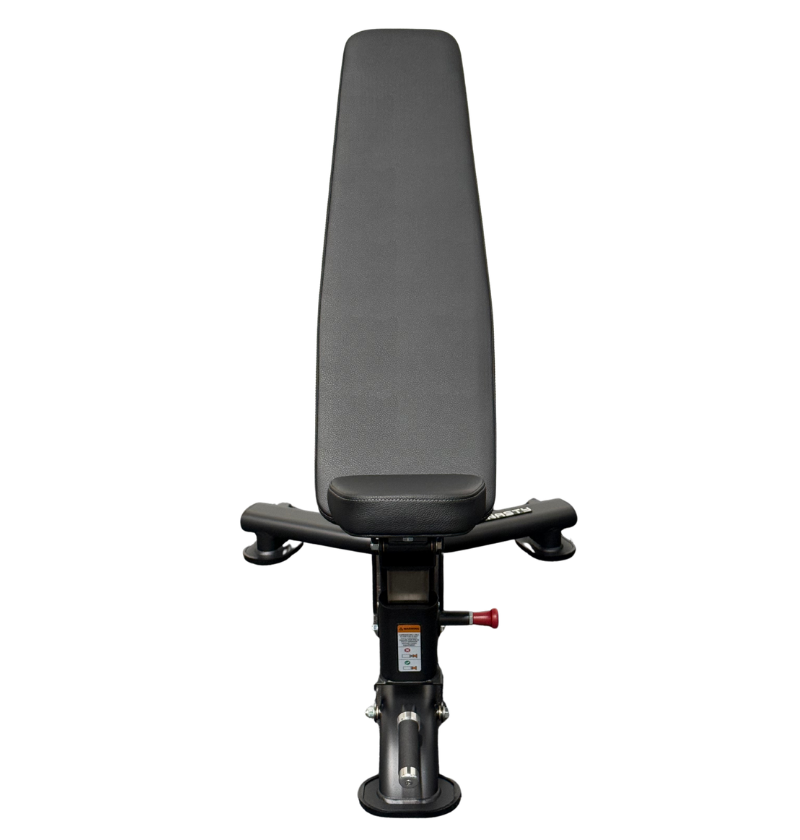 DR016 Adjustable Bench black workout bench displayed on white background