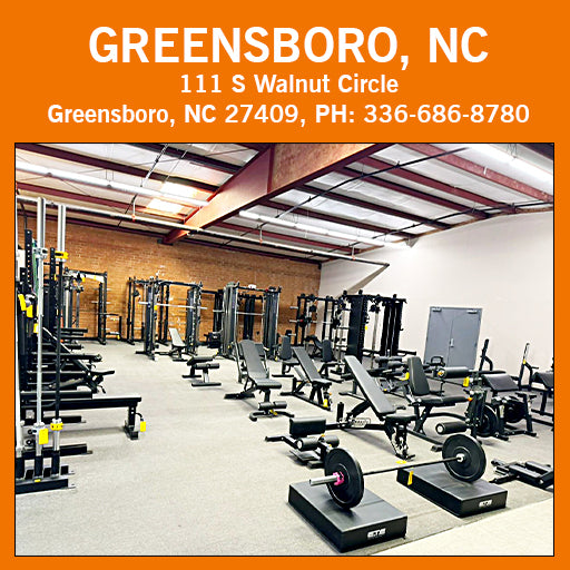 Greensboro, North Carolina personal training gym, highlighting fitness equipment