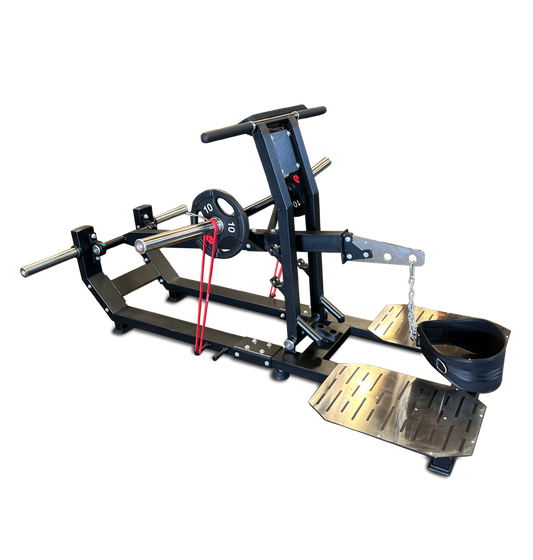 Belt squat machine