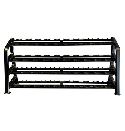 4 tier dumbbell rack with saddles