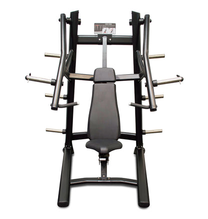 front view of plate loaded chest press