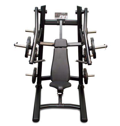 front view of plate loaded chest press