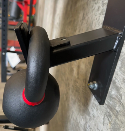 wall mounted kettlebell rack