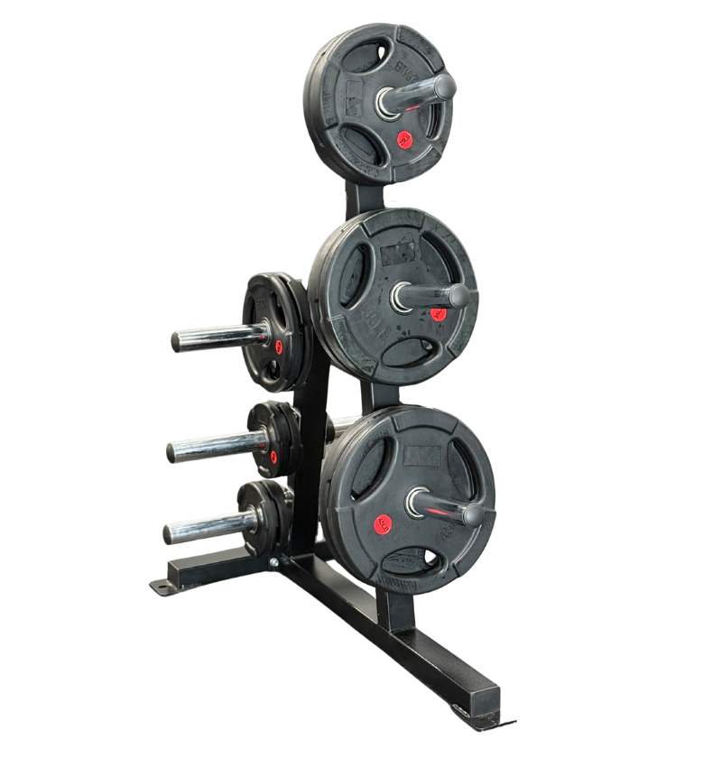 Olympic Plate Rack | Heavy-Duty Plate Storage Tree – Extreme Training ...