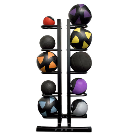 double sided medicine ball rack