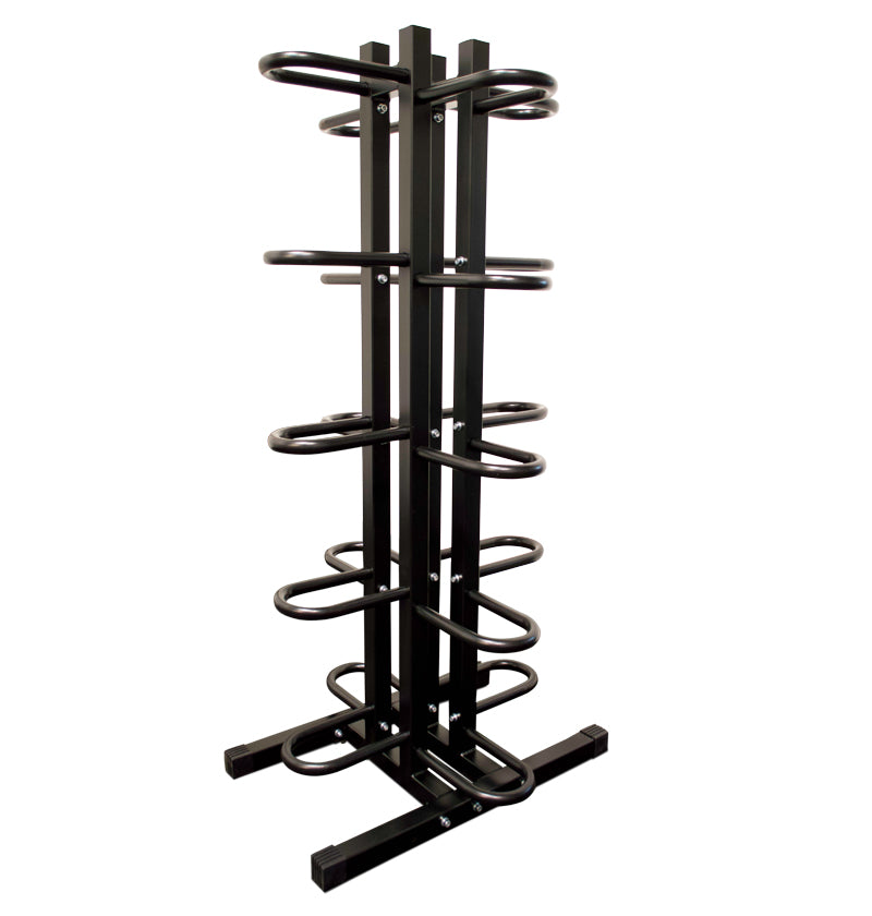 four sided medicine ball rack