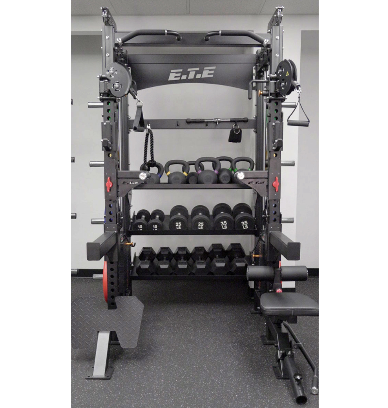 All-in-1 Half Rack with Functional Trainer