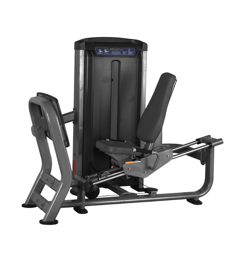 Seated Leg Press workout machine on a white background