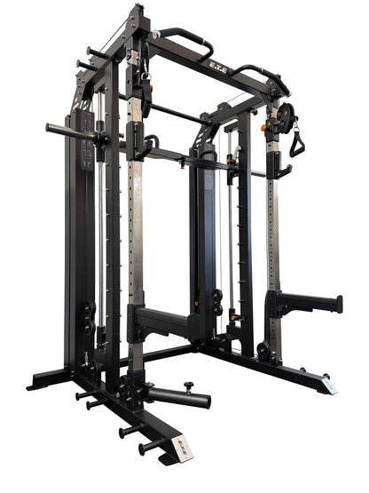 black smith functional trainer machine on a white background.