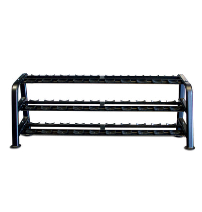 3 tier dumbbell rack with saddles