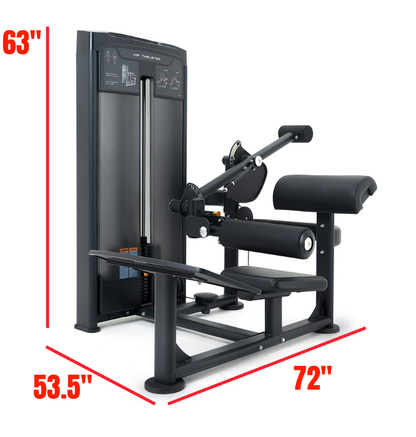 Hip Thrust Exercise Machine Labeled with Dimensions 