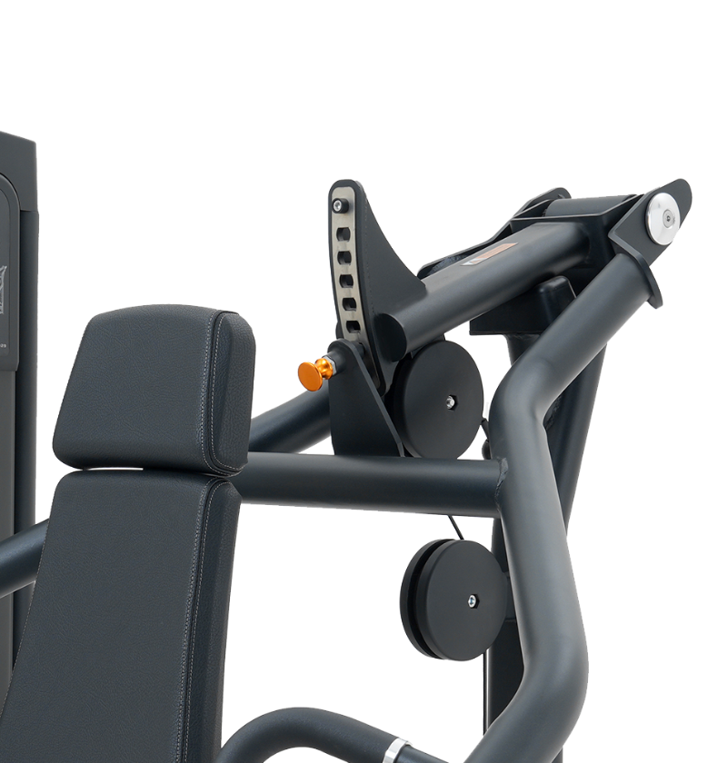 Multi Press workout machine, gym equipment close-up 