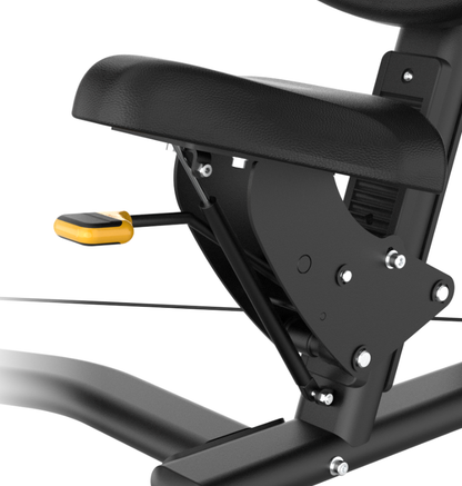 Iso Lateral Bicep Curl Adjustable Seat on a white background 